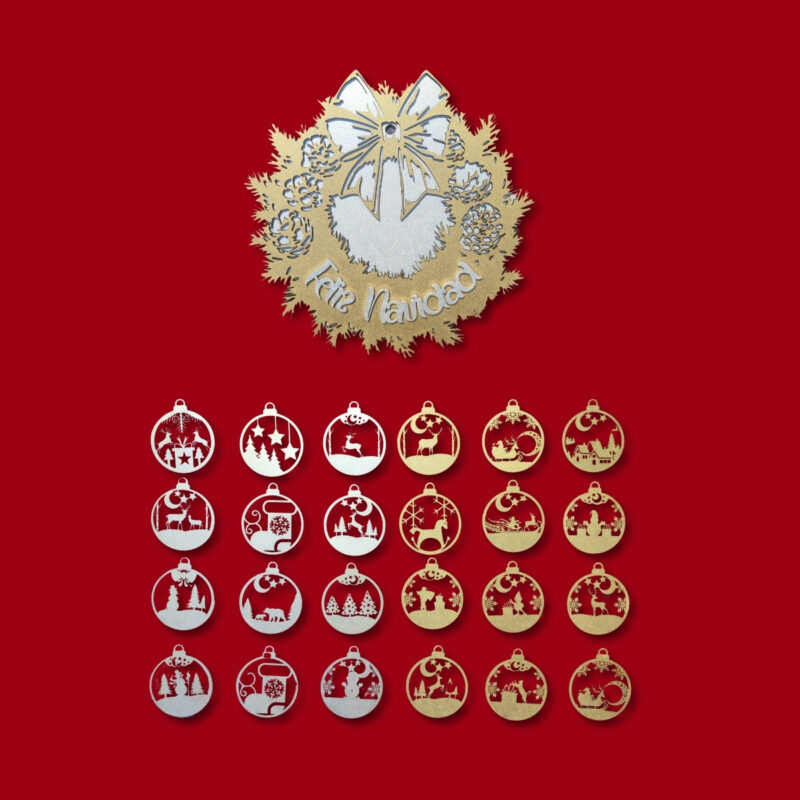 Paquete de esferas de MDF